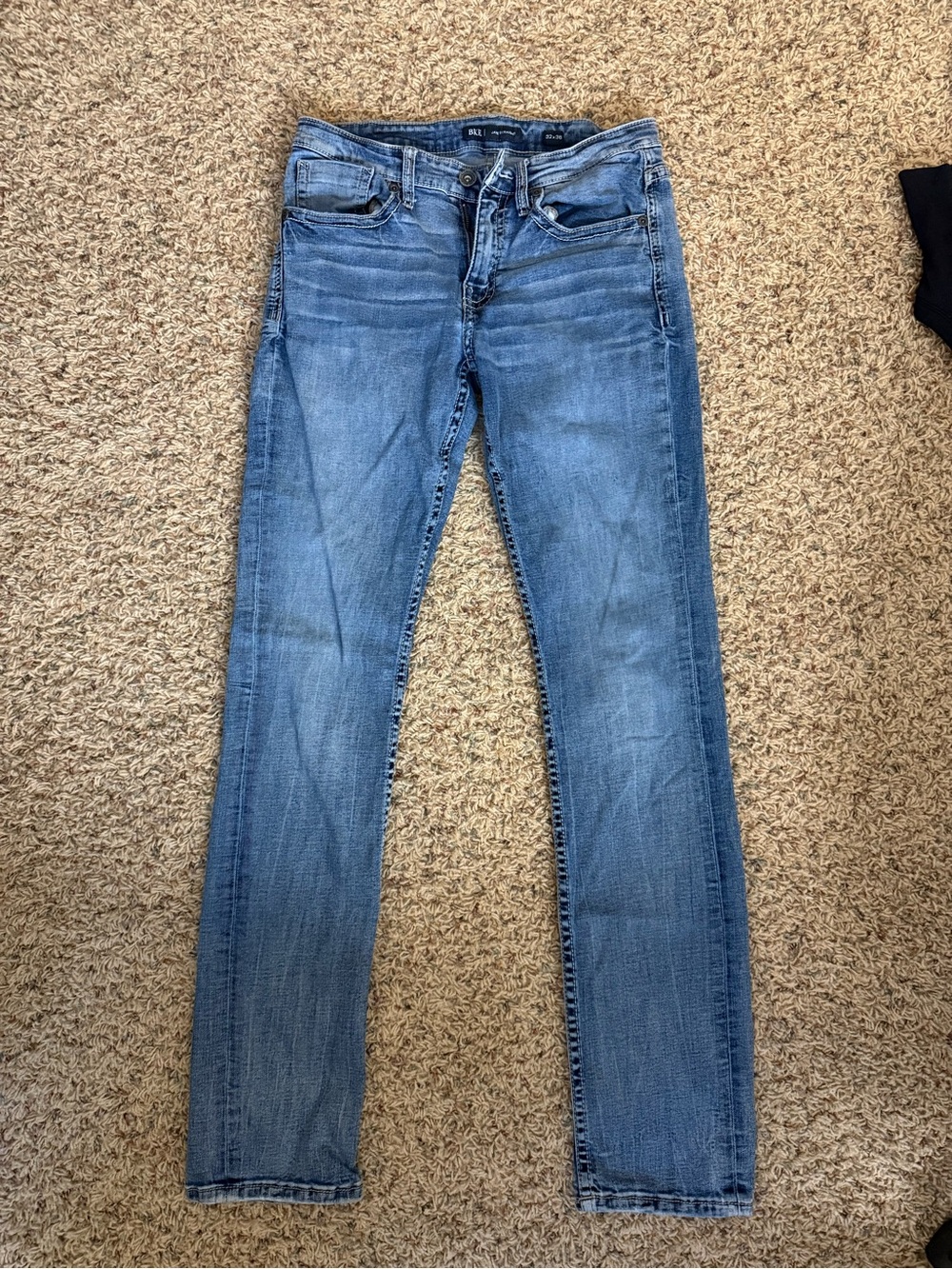 BKE Mens Light Blue Straight Leg